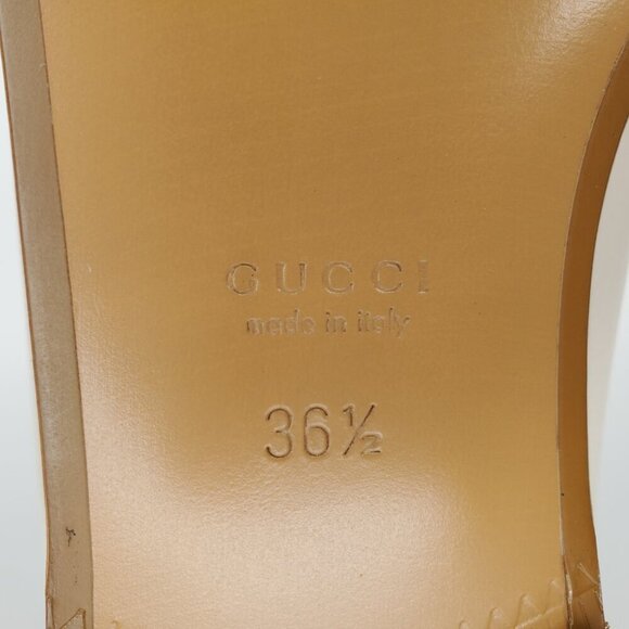 Gucci Hills GG Logo Cap Toe Ballet Flats - Picture 7 of 10